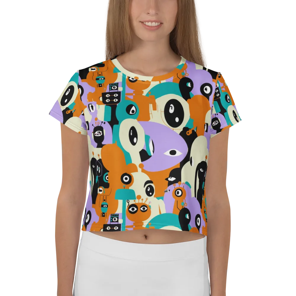 Neon Botany on Crop Tee — Front