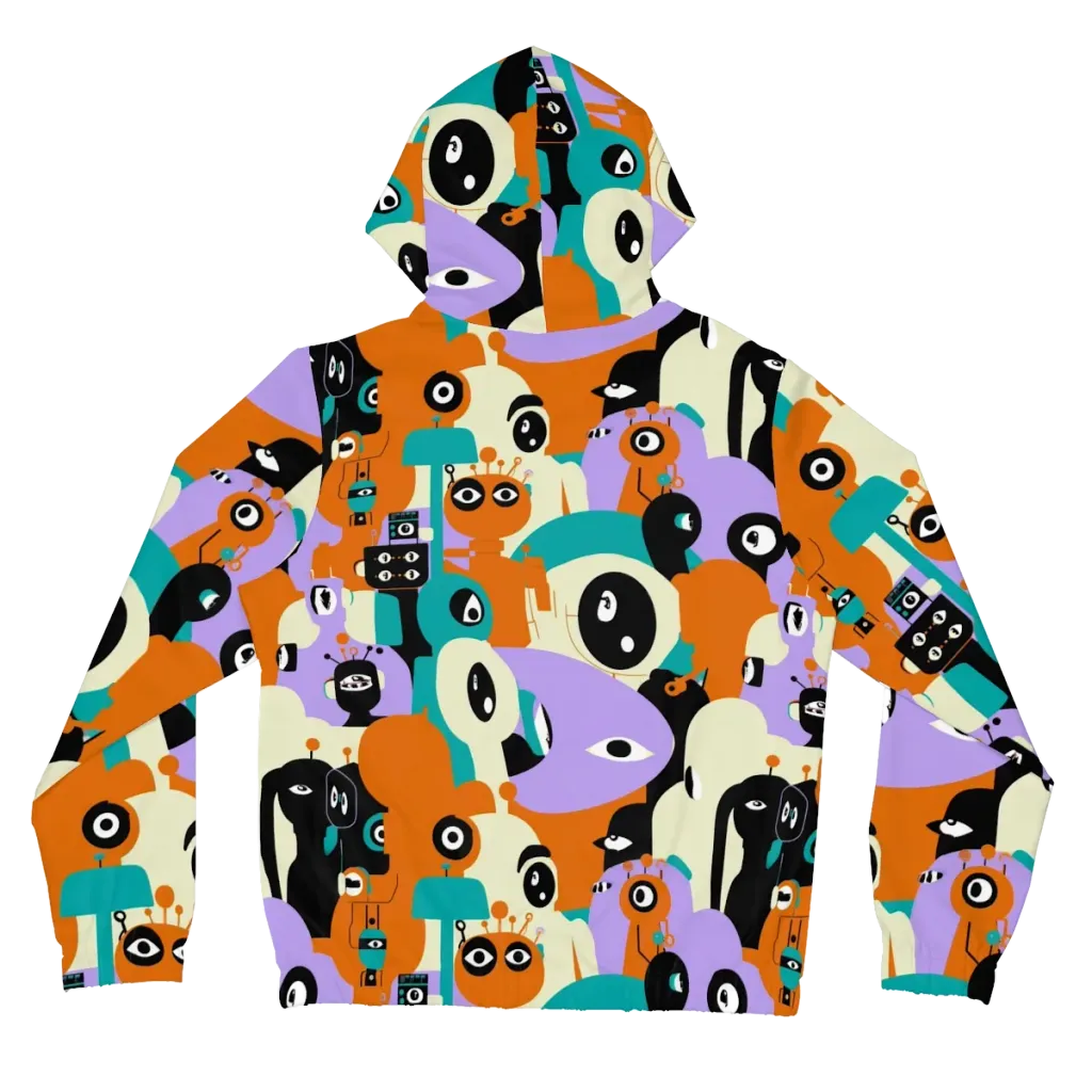 Neon Botany on Women's Full-Zip Hoodie — Back