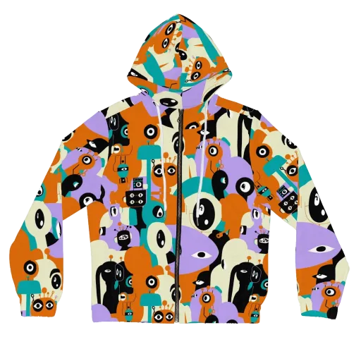 Neon Botany on a Women's Full-Zip Hoodie