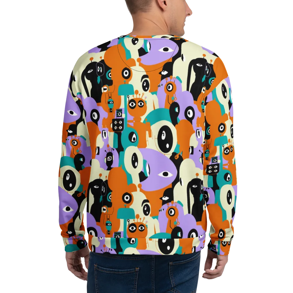 Neon Botany on Sweatshirt — Back