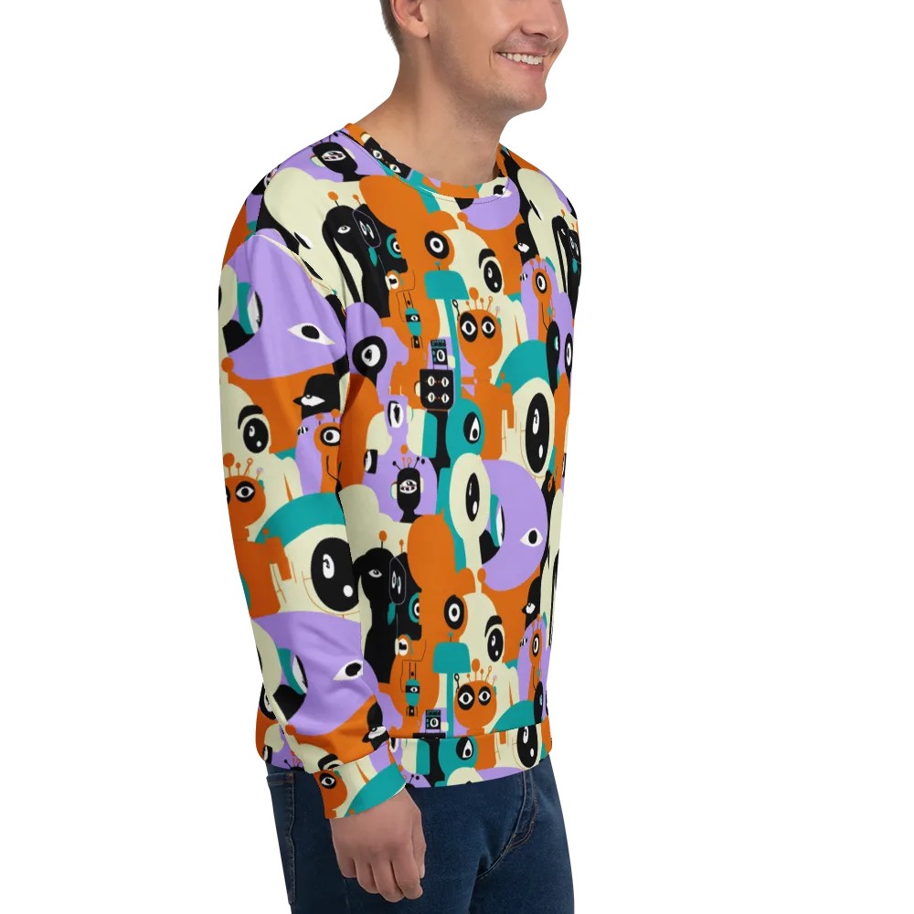Neon Botany on Sweatshirt — Right Front