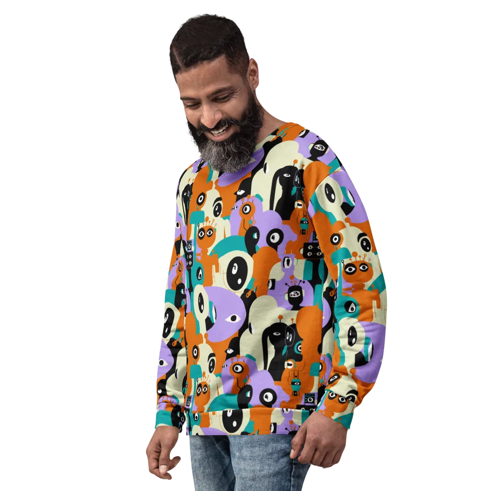 Neon Botany on Sweatshirt — Left Front
