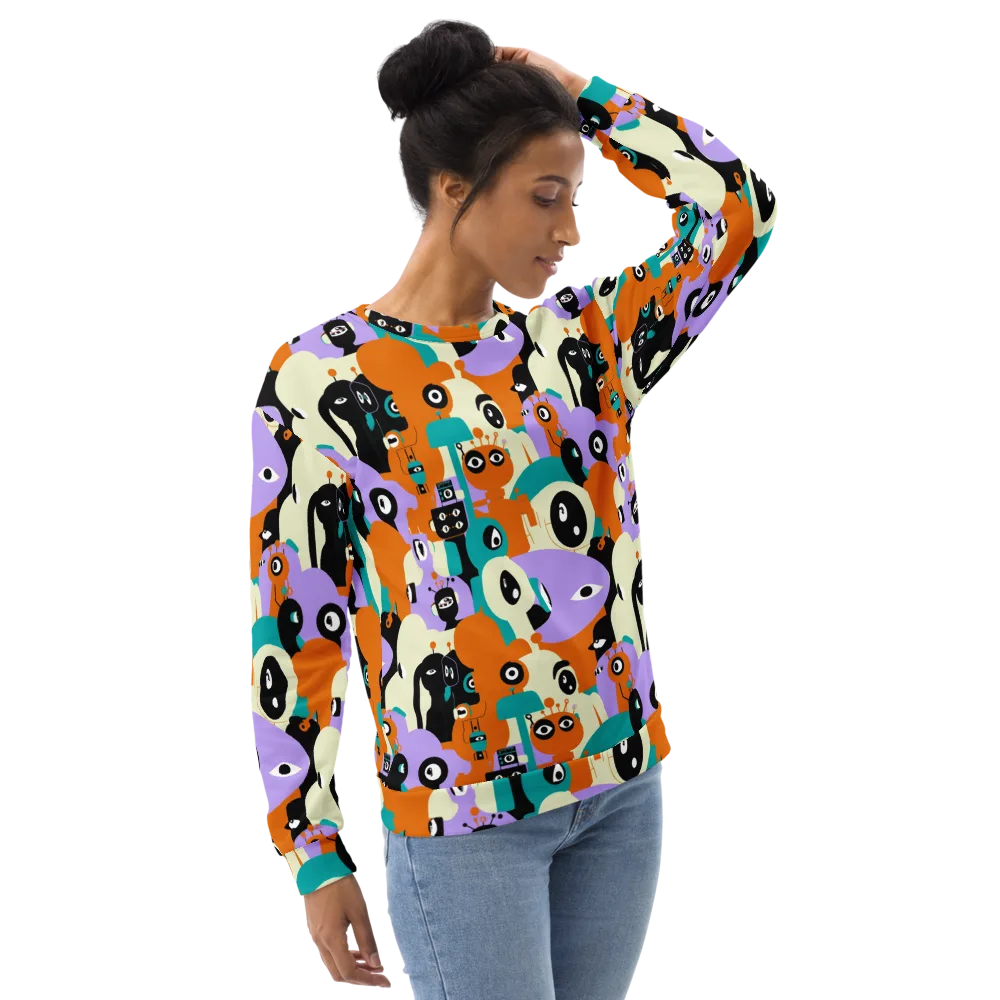 Neon Botany on Sweatshirt — Right Front