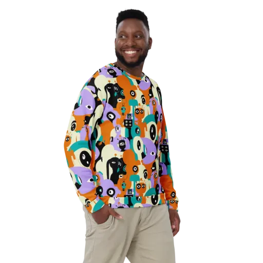 Neon Botany on a Sweatshirt