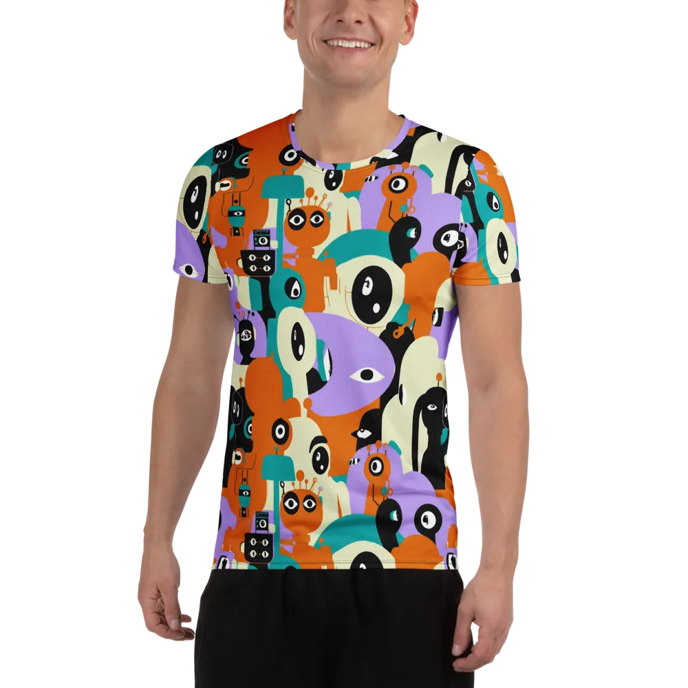 Neon Botany on Men's Athletic T-Shirt — Front