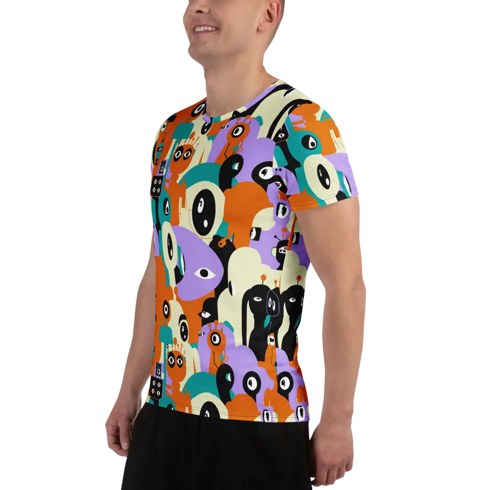 Neon Botany on Men's Athletic T-Shirt — Left