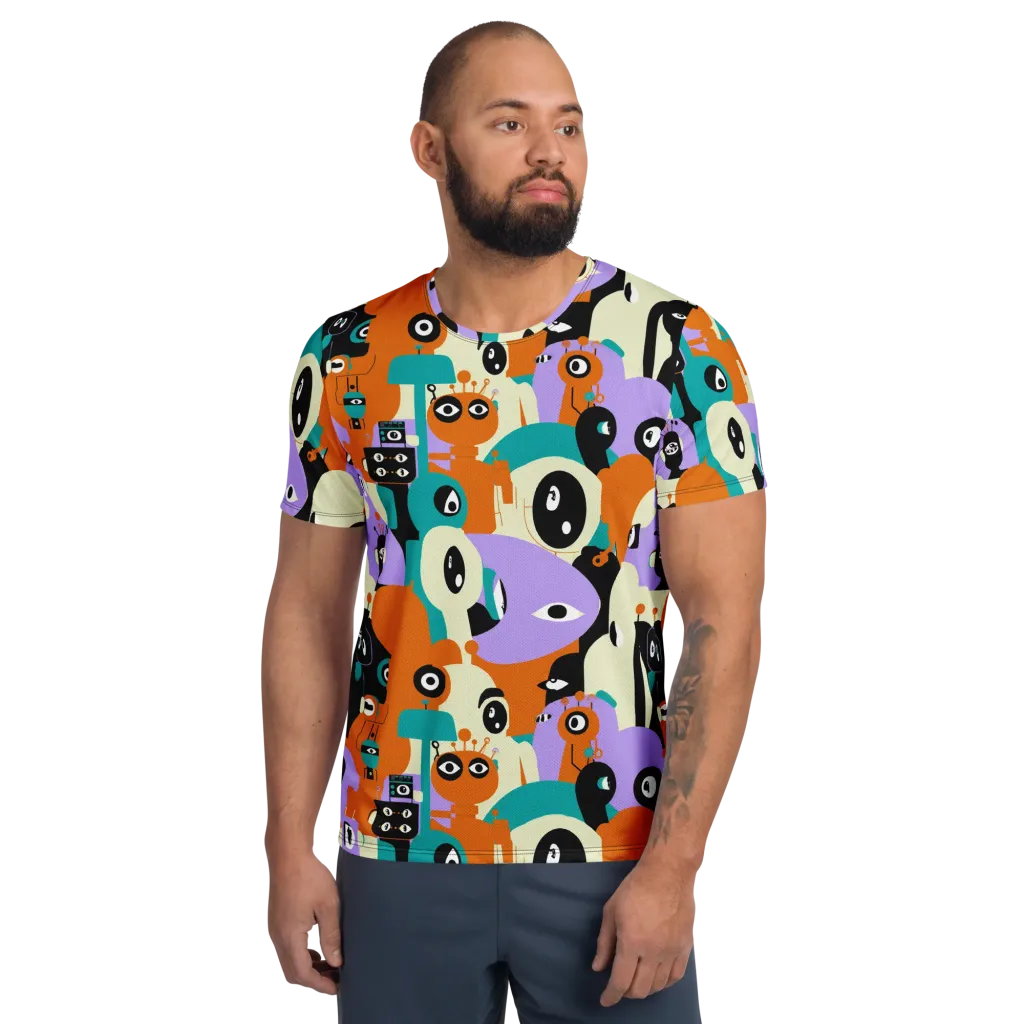Neon Botany on Men's Athletic T-Shirt — Front