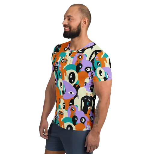Neon Botany on a Men's Athletic T-Shirt