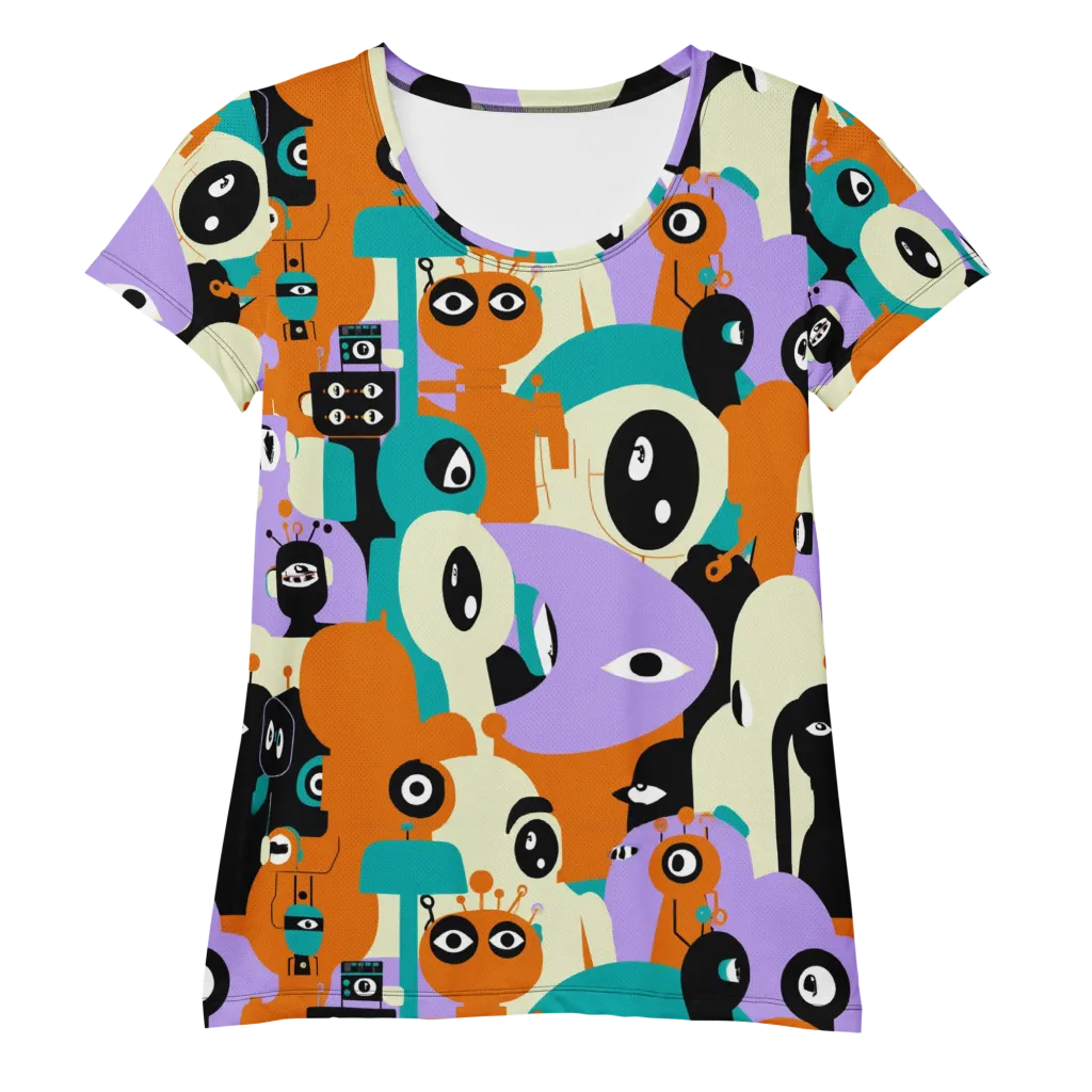 Neon Botany on Women's Athletic T-Shirt — Front