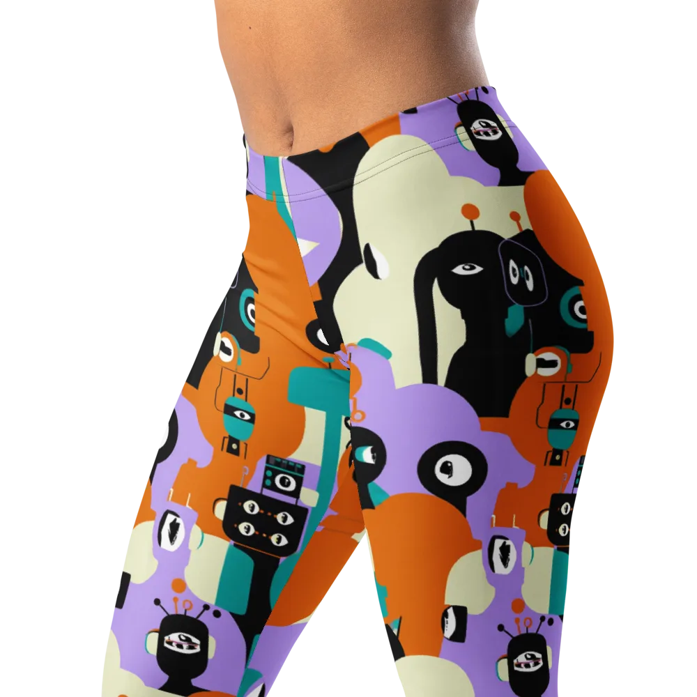 Neon Botany on Leggings — Left Front
