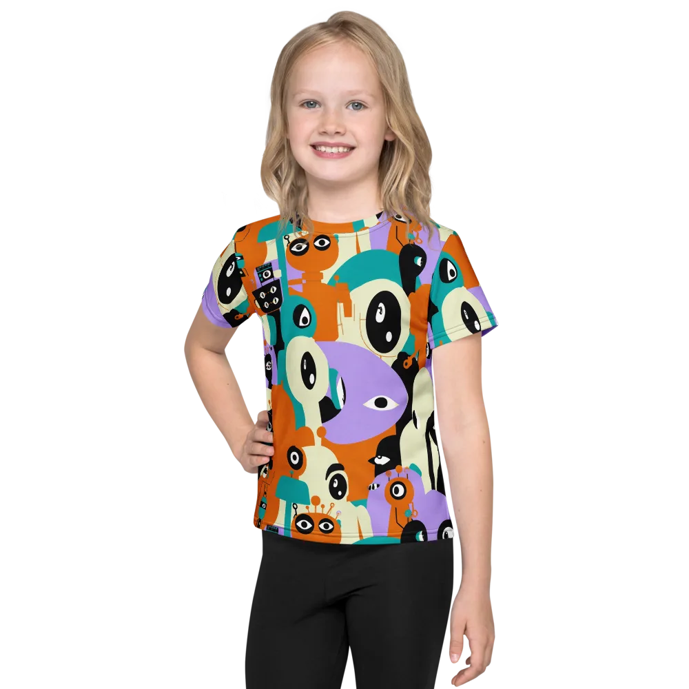 Neon Botany on Kids Crew Neck T-Shirt — Front