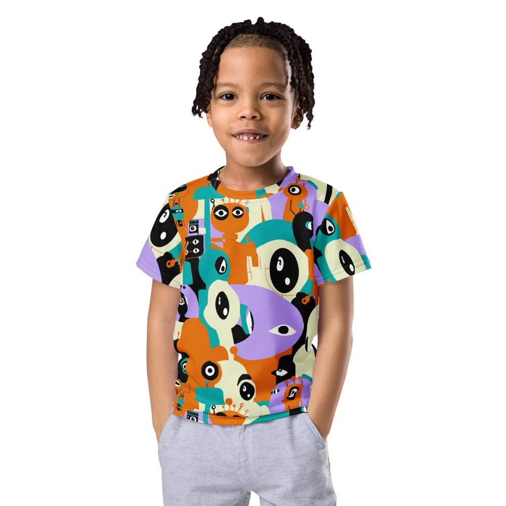 Neon Botany on Kids Crew Neck T-Shirt — Front