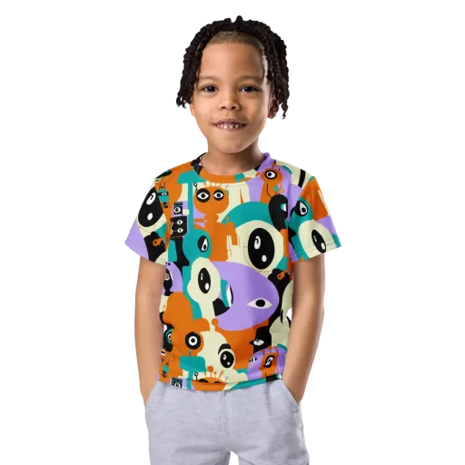 Neon Botany on a Kids Crew Neck T-Shirt