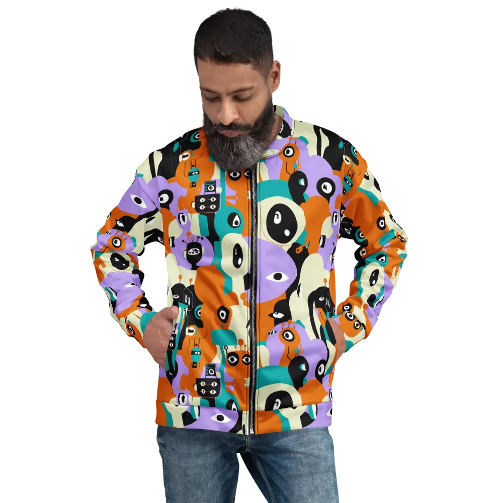 Neon Botany on Bomber Jacket — Front