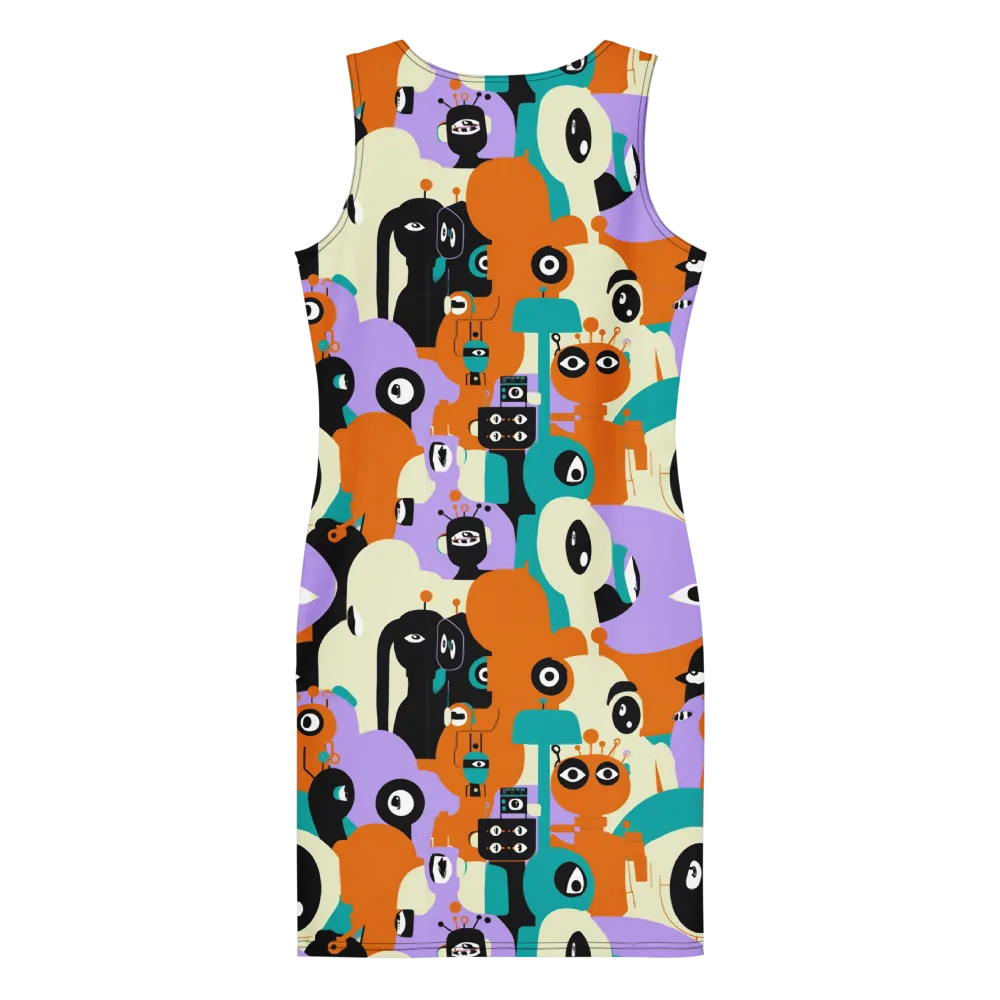 Neon Botany on Bodycon Dress — Back