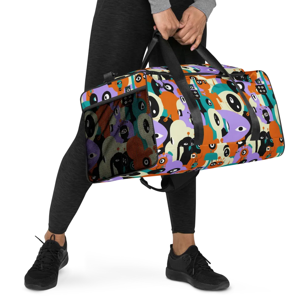 Neon Botany on Duffle Bag — Right Front