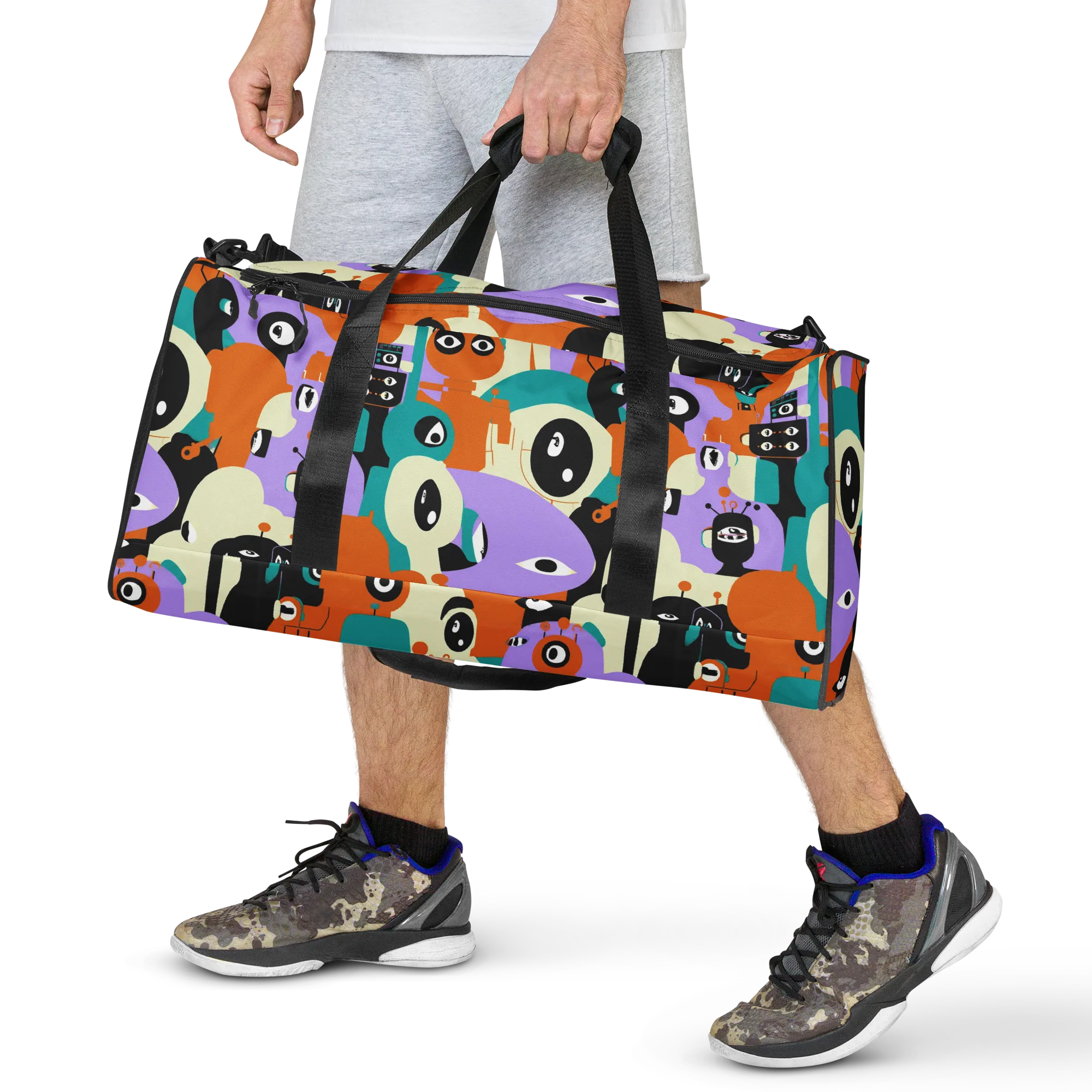 Neon Botany on Duffle Bag — Front