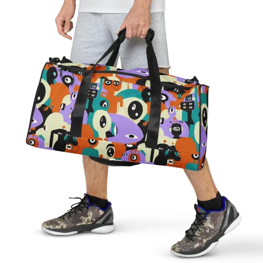 Neon Botany on a Duffle Bag