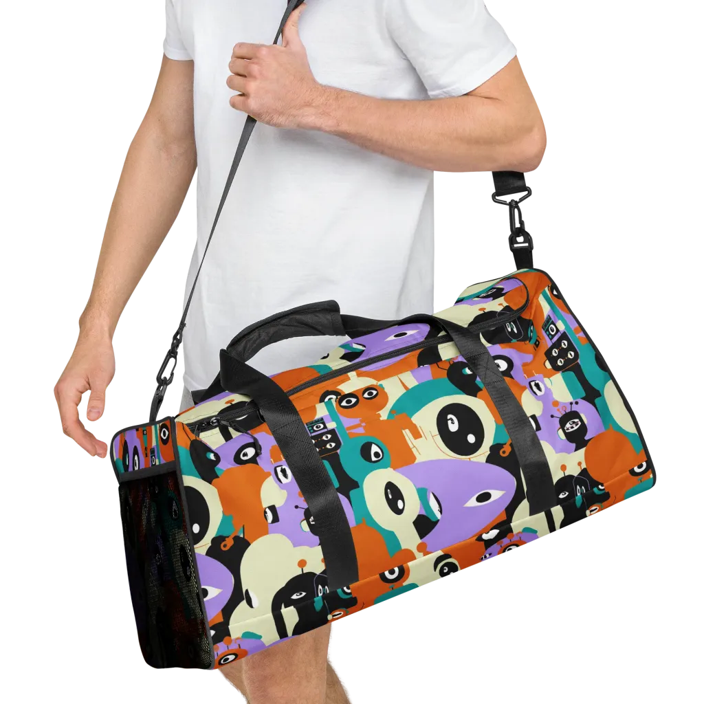 Neon Botany on Duffle Bag — Right Front