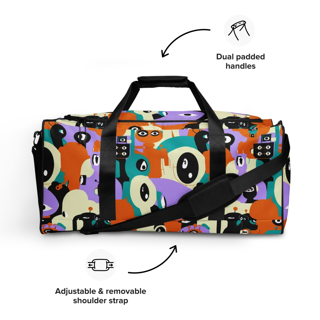 Neon Botany on Duffle Bag — Front