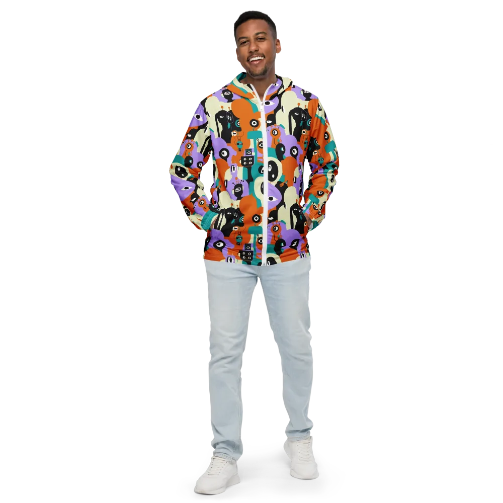 Neon Botany on Men's Windbreaker — Front