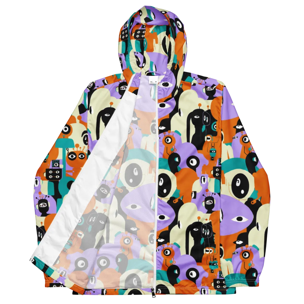 Neon Botany on Men's Windbreaker — Front