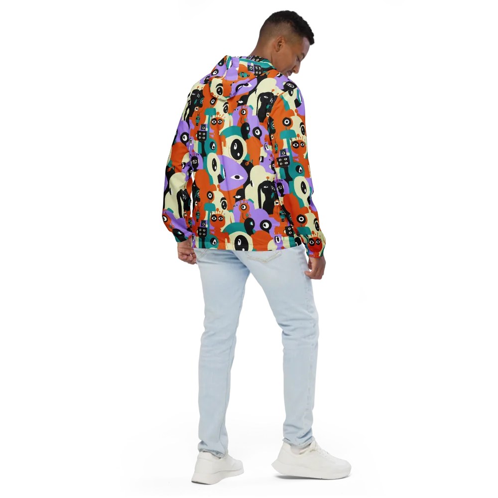 Neon Botany on Men's Windbreaker — Back