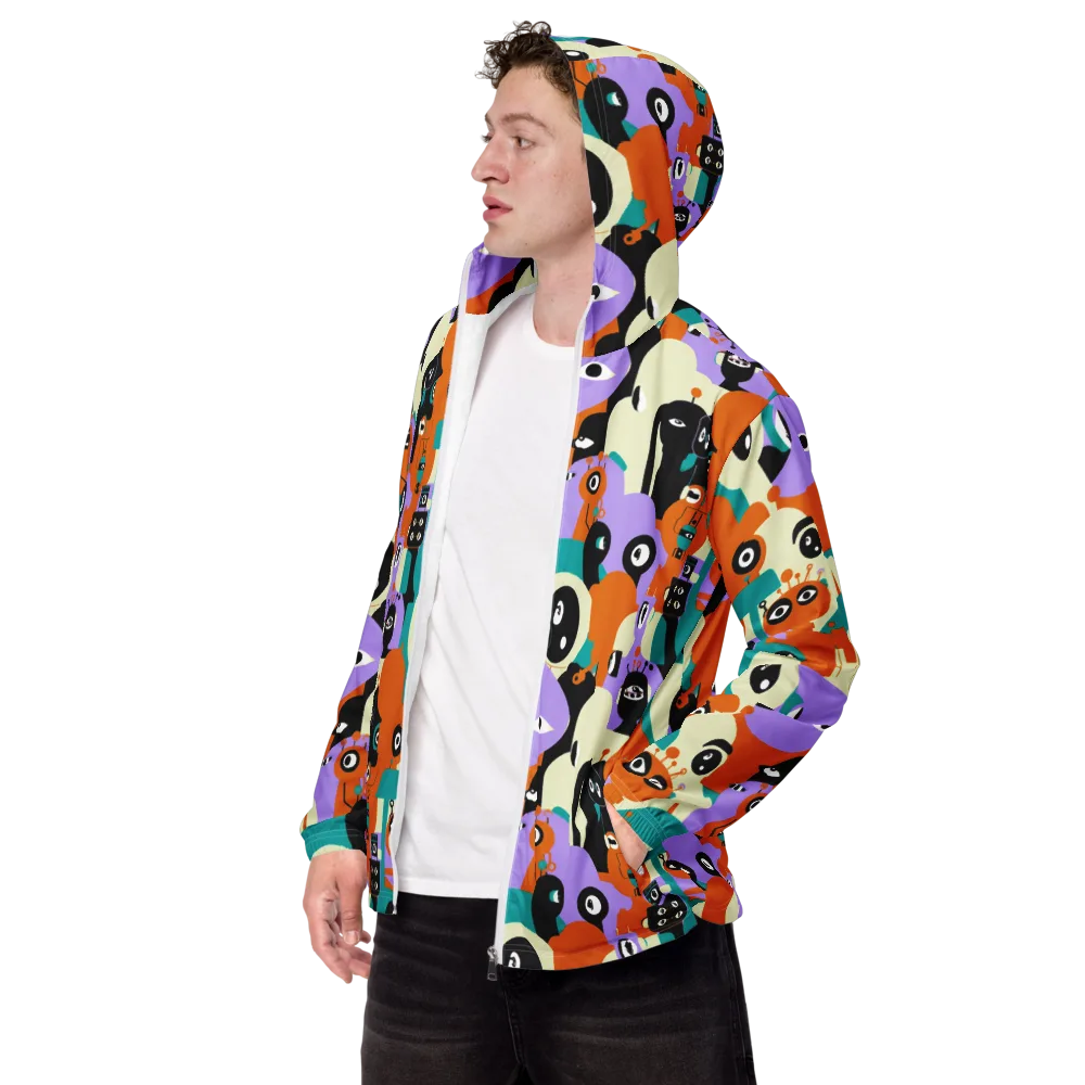 Neon Botany on Men's Windbreaker — Left Front