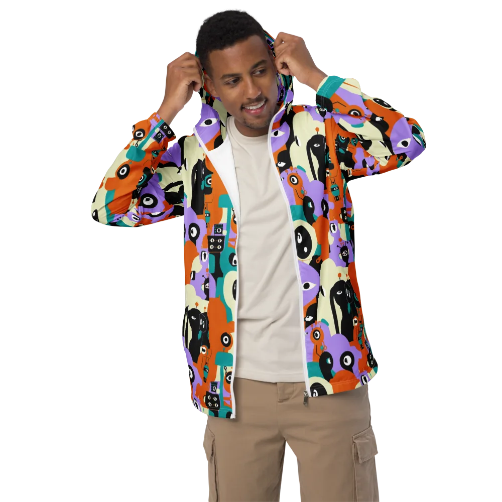 Neon Botany on Men's Windbreaker — Front