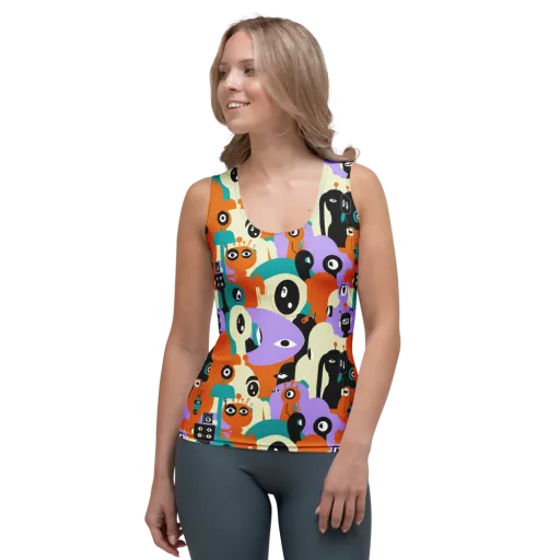 Neon Botany on a Women's Tank Top