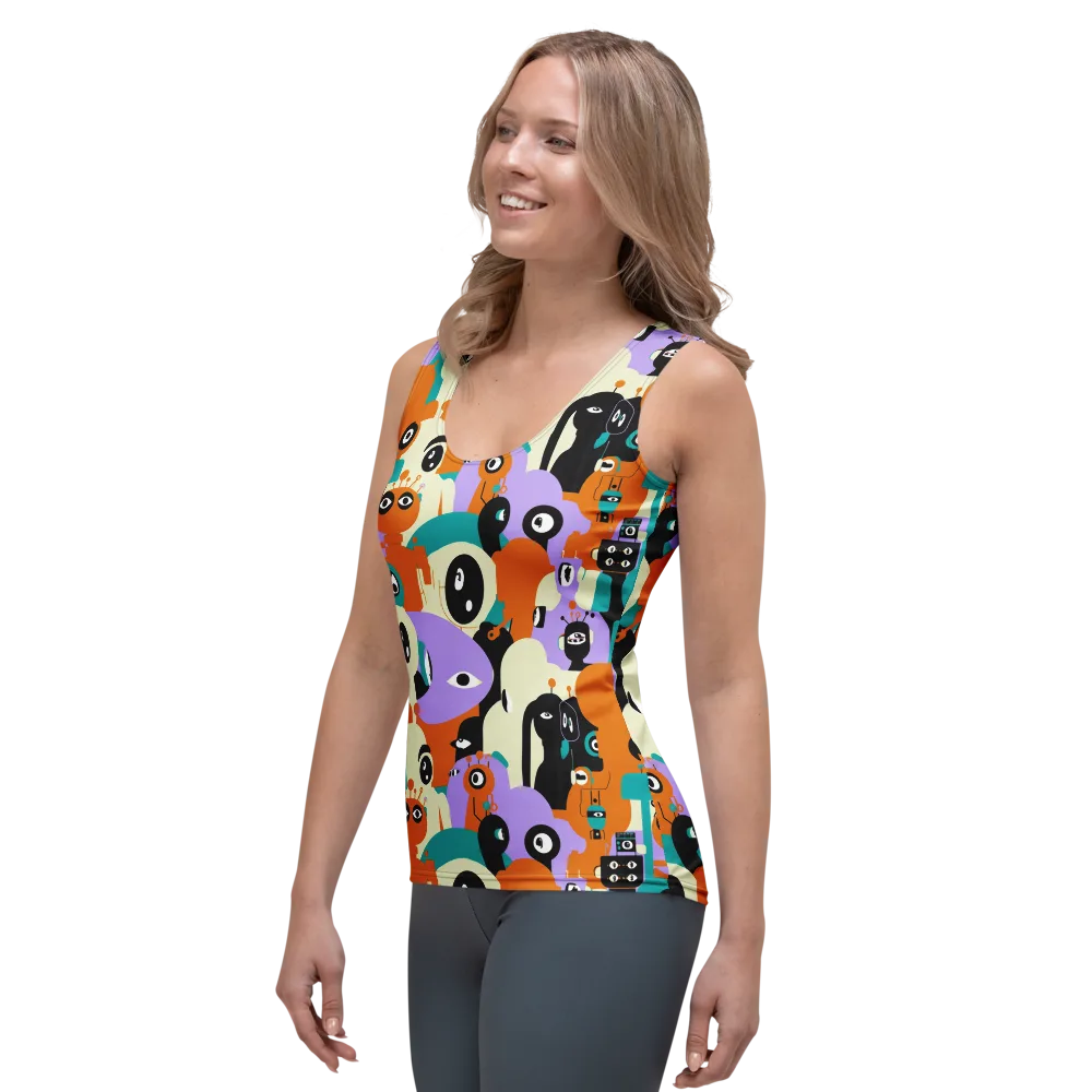 Neon Botany on Women's Tank Top — Left Front
