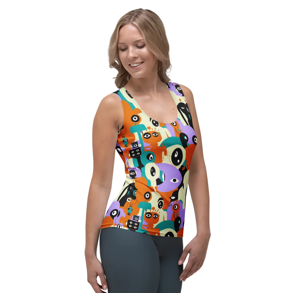 Neon Botany on Women's Tank Top — Right Front