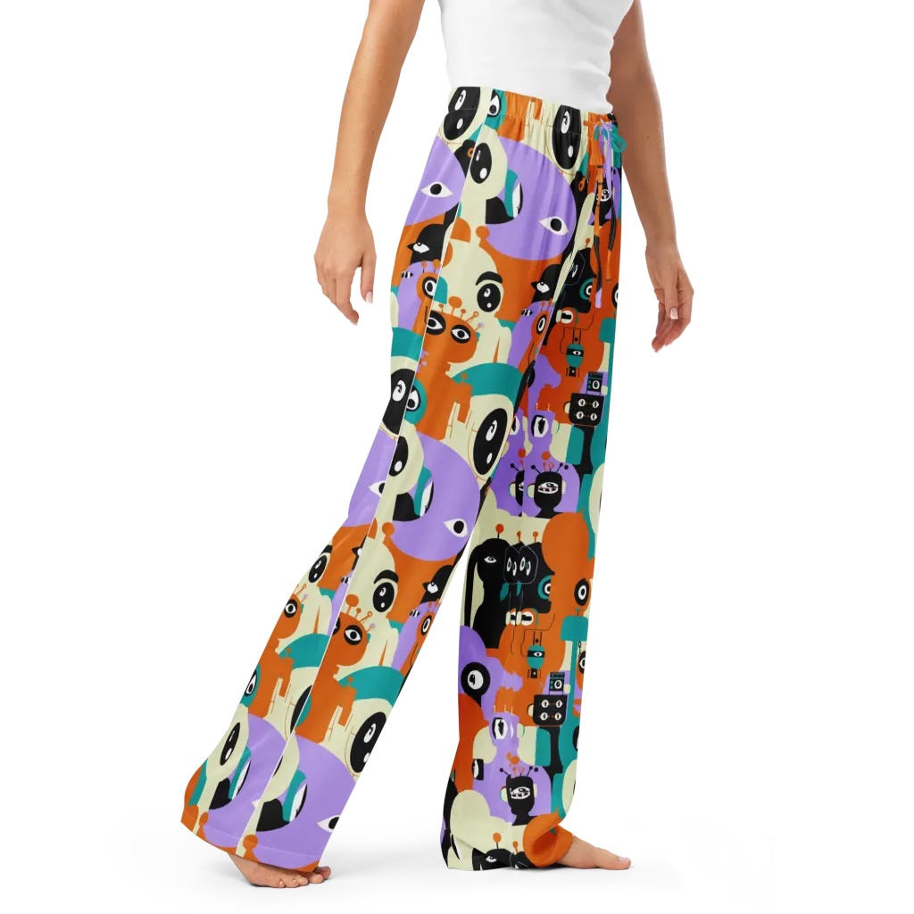 Neon Botany on Women's Pajama Pants — Right Front