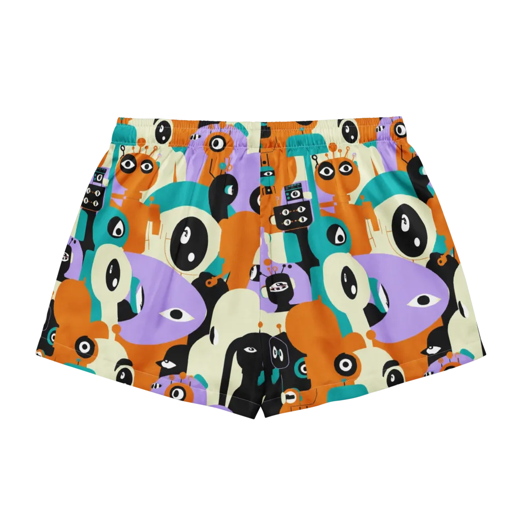 Neon Botany on Women's Pajama Shorts — Back