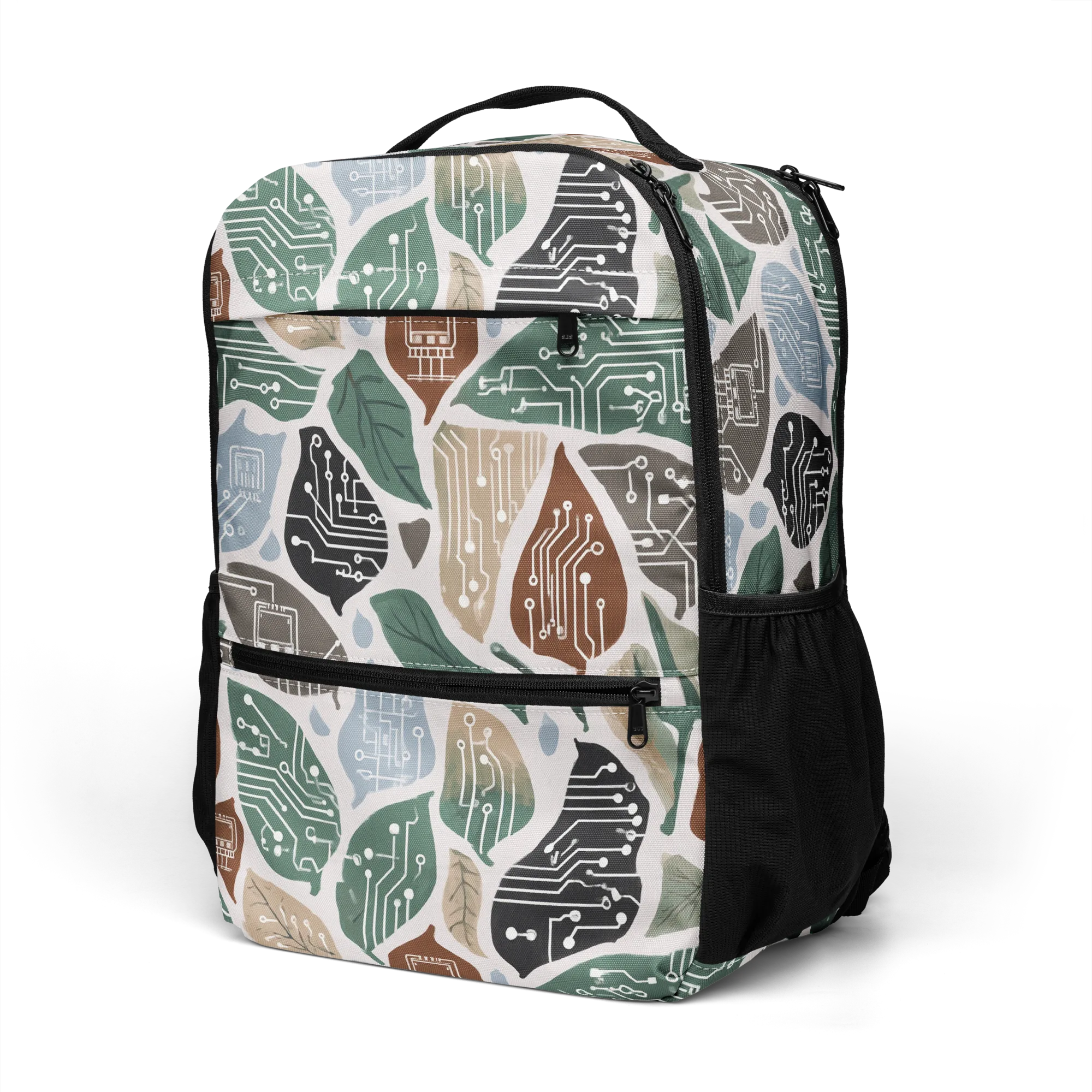 Botanical Logic on Utility Backpack — Left Front