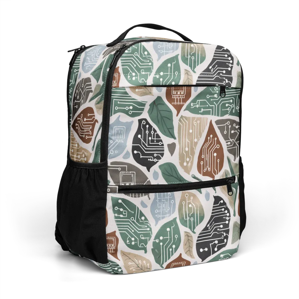 Botanical Logic on Utility Backpack — Right Front