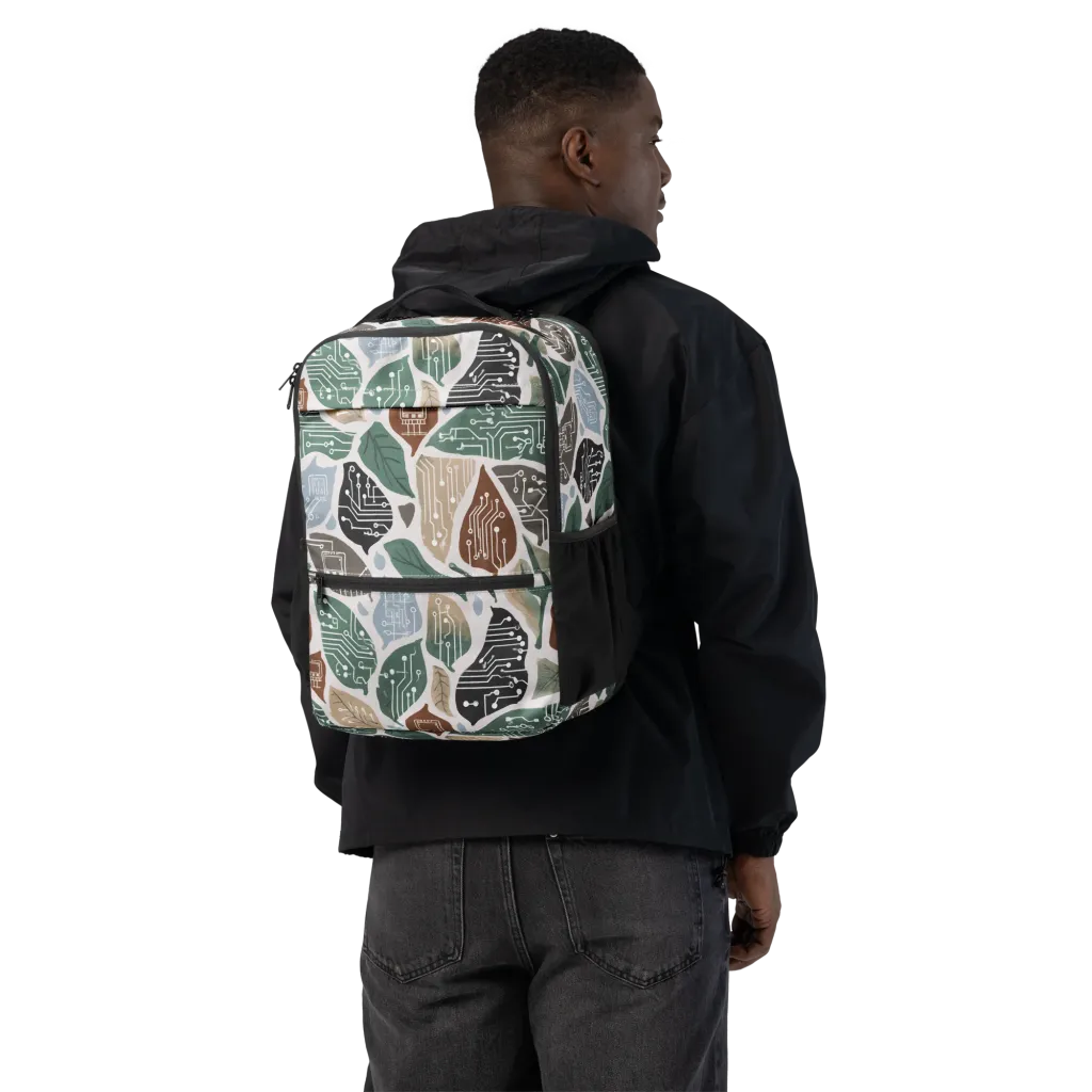 Botanical Logic on Utility Backpack — Back