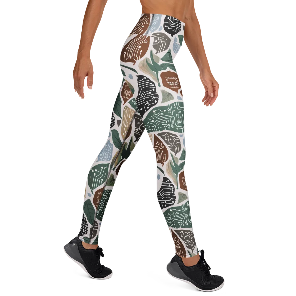 Botanical Logic on Yoga Leggings — Right