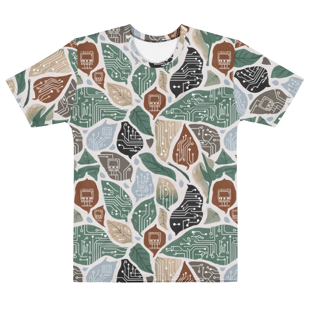 Botanical Logic on Men's Cotton Crew Neck T-Shirt — Front