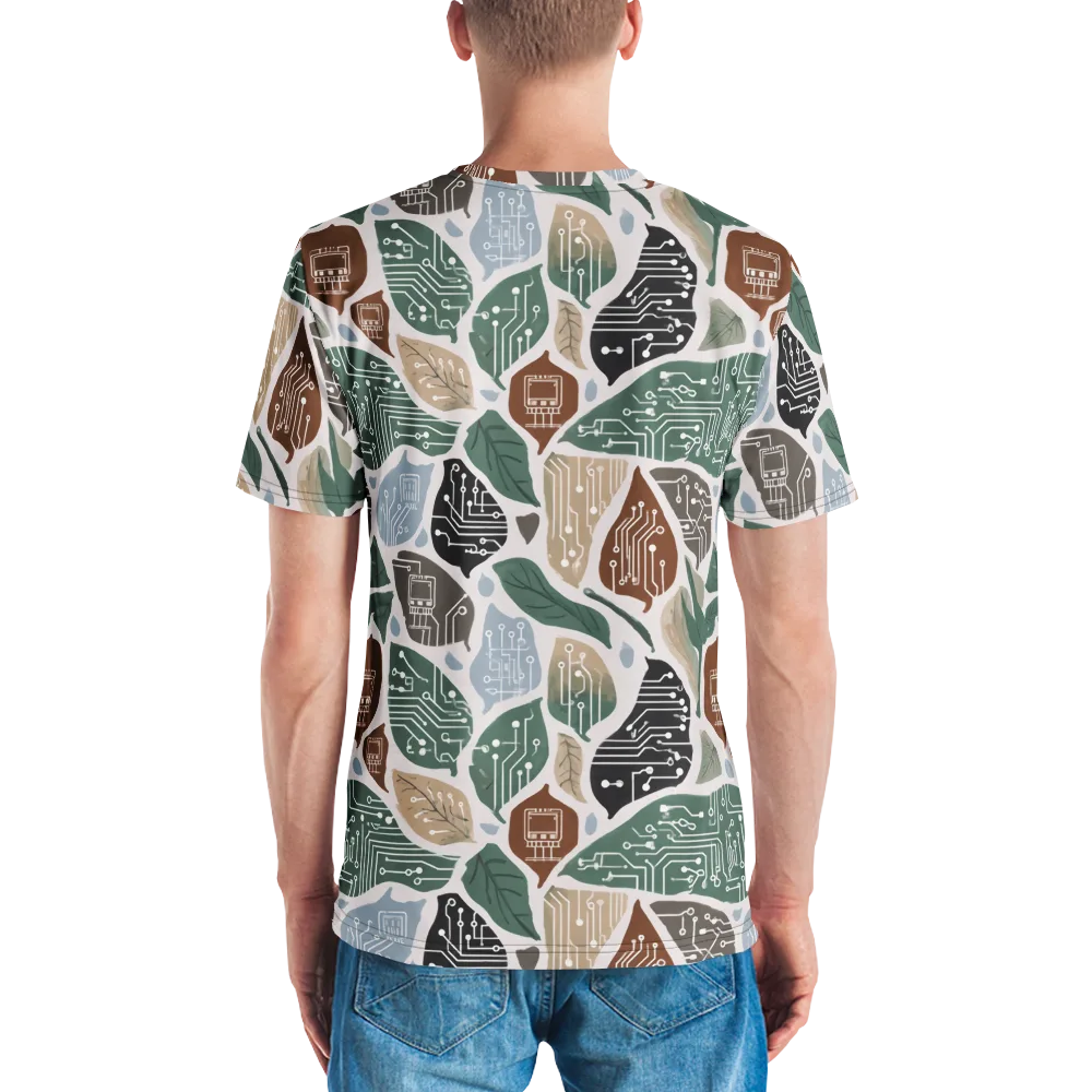 Botanical Logic on Men's Crew Neck T-Shirt — Back