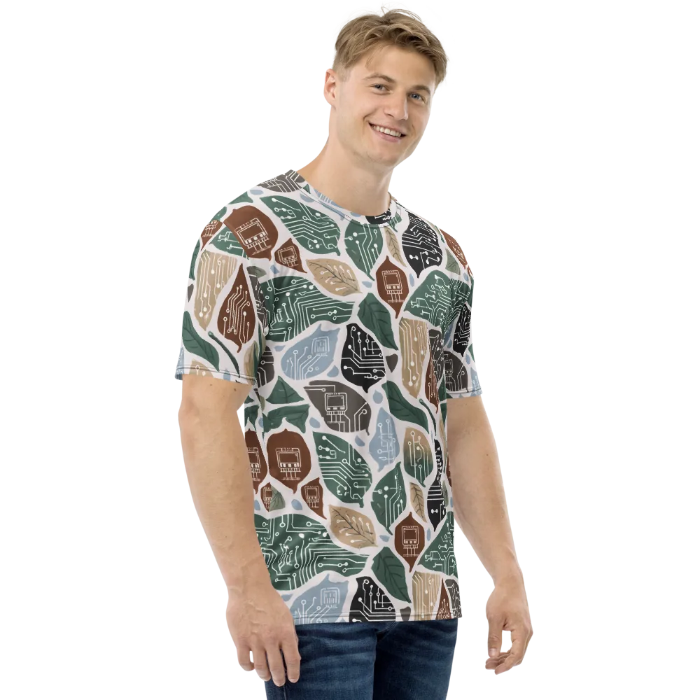 Botanical Logic on Men's Crew Neck T-Shirt — Right