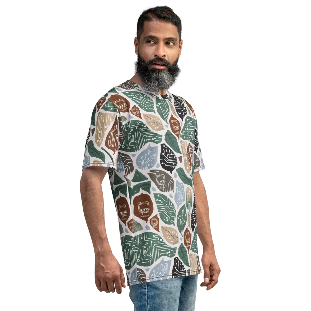 Botanical Logic on Men's Crew Neck T-Shirt — Right