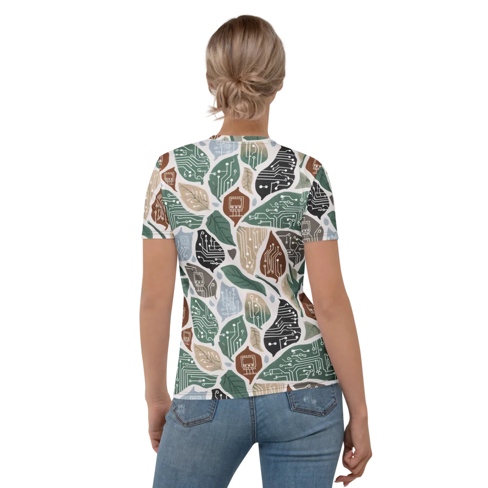 Botanical Logic on Women's Crew Neck T-Shirt — Back
