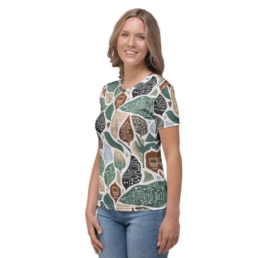 Botanical Logic on Women's Crew Neck T-Shirt — Left