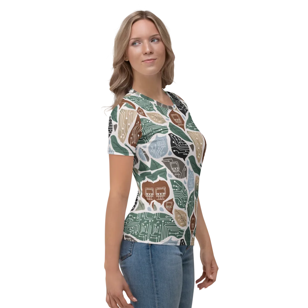 Botanical Logic on Women's Crew Neck T-Shirt — Right