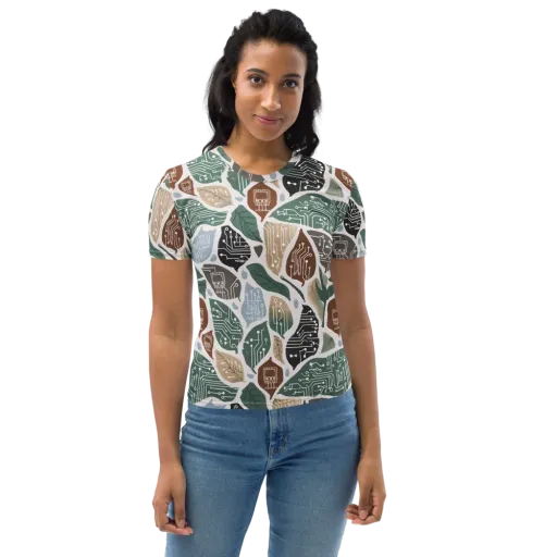 Botanical Logic on a Women's Crew Neck T-Shirt