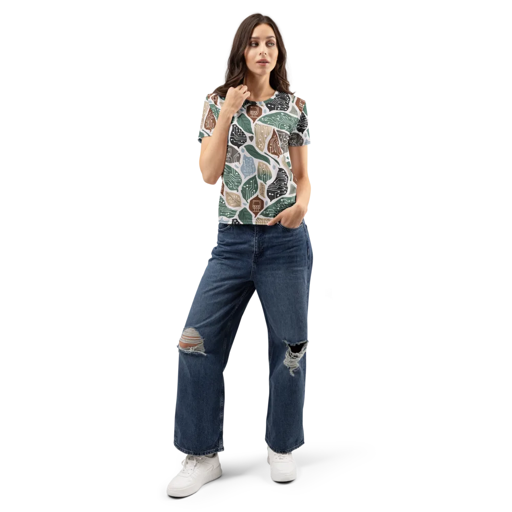 Botanical Logic on Women's Crew Neck T-Shirt — Front