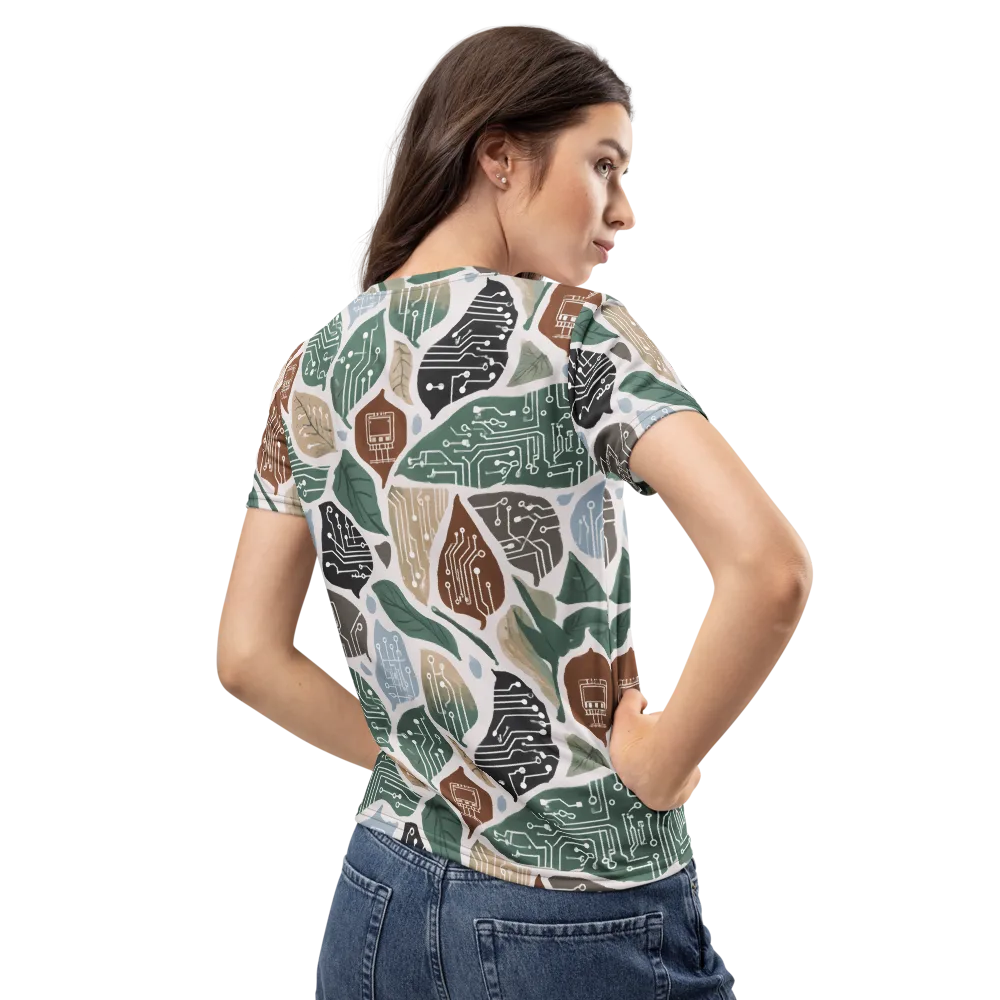 Botanical Logic on Women's Crew Neck T-Shirt — Back