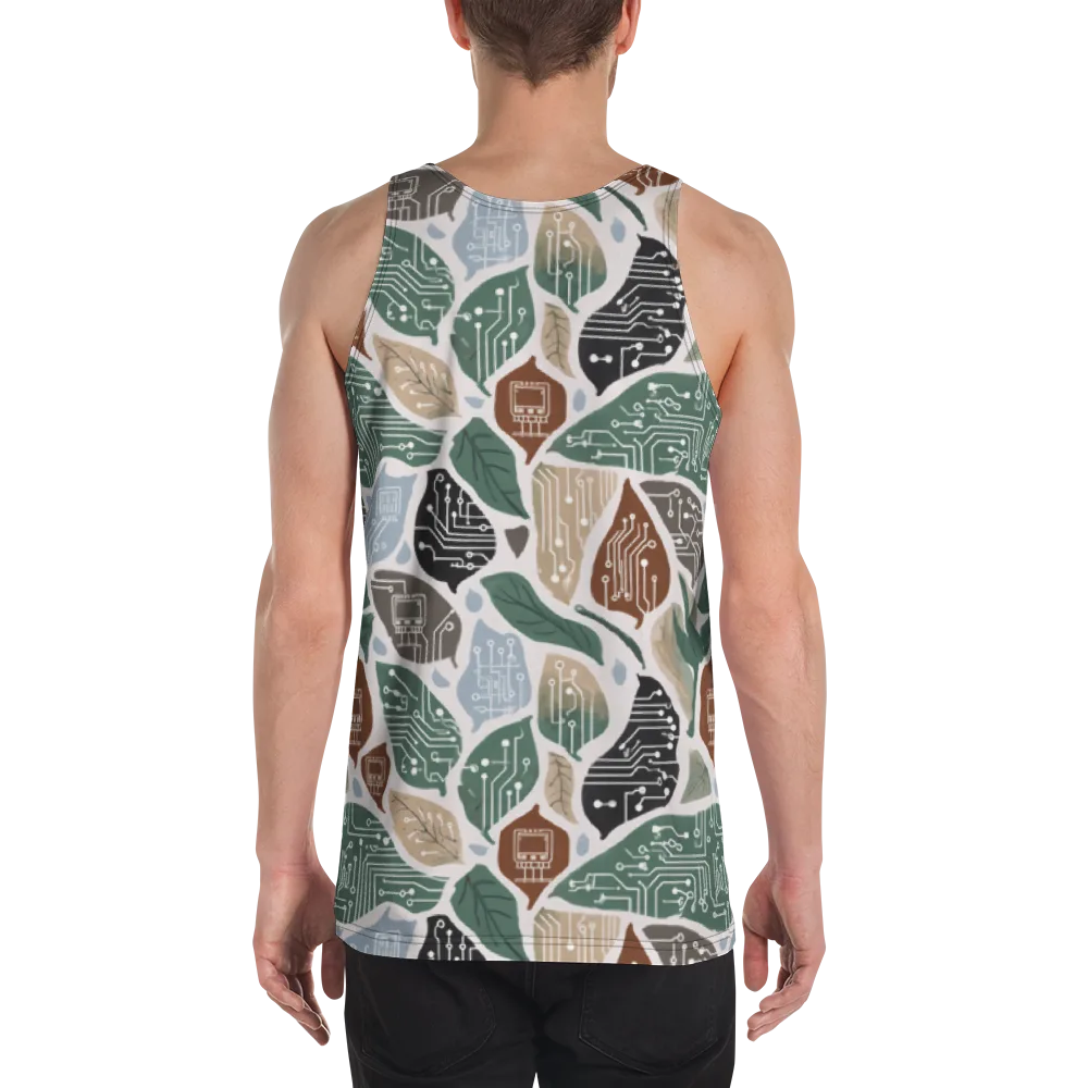 Botanical Logic on Men's Tank Top — Back