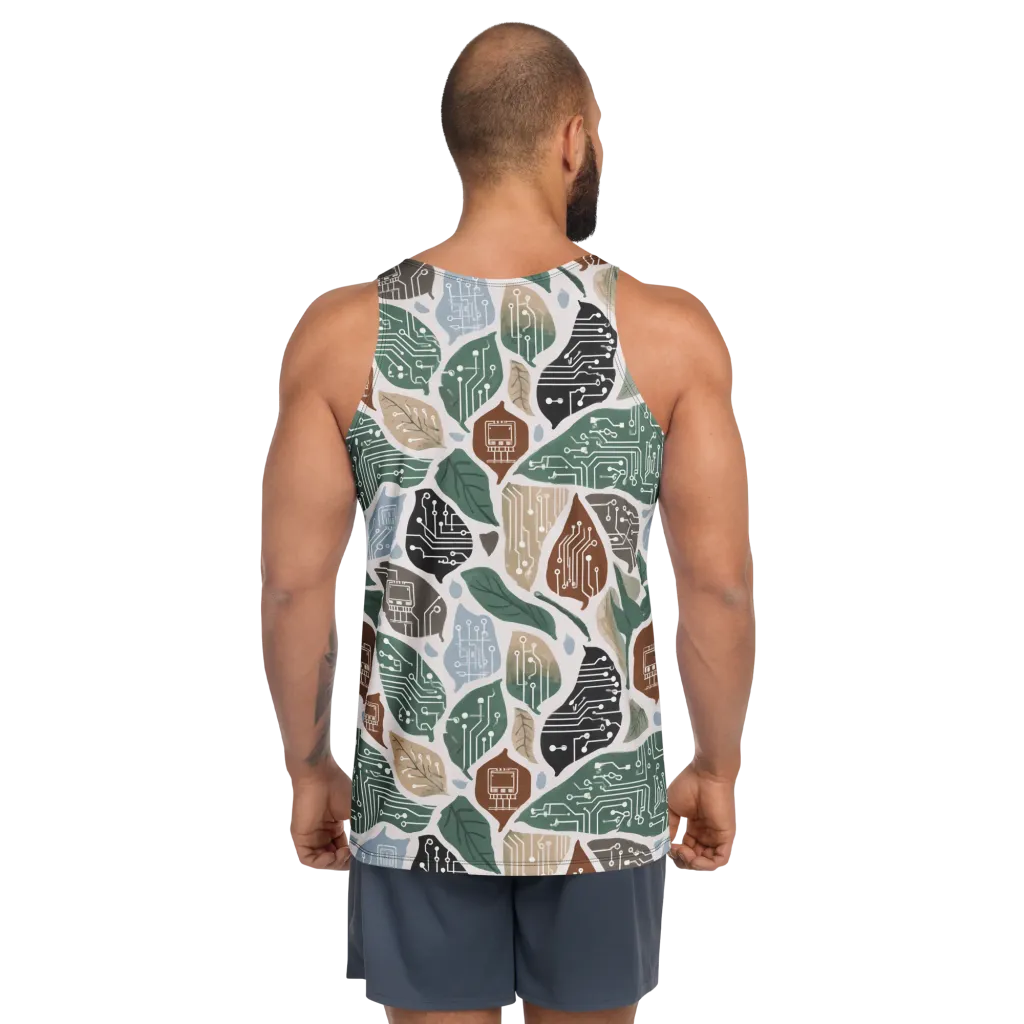 Botanical Logic on Men's Tank Top — Back